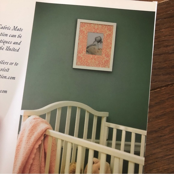 New 11 x 14 Designer Fabric mat with a opening for 5 x 7 image comes shr… - Picture 8 of 9